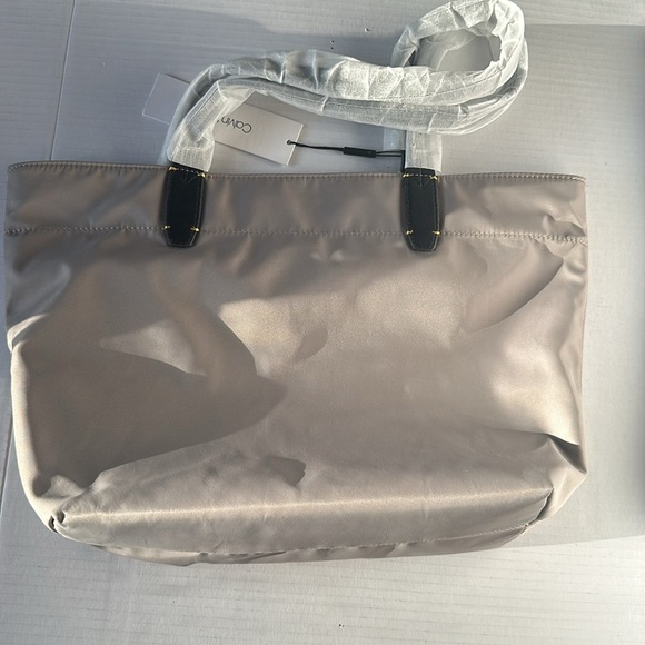 Calvin Klein Beige Nylon Tote Bag - Modern, Lightweight, and Stylish - Picture 10 of 15